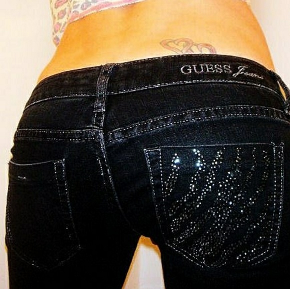 Guess Denim - Guess ankle zipper skinny jeans.